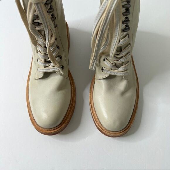 Free People Santa Fe Lace Up Boots combat boots Sz 8 - Picture 2 of 10
